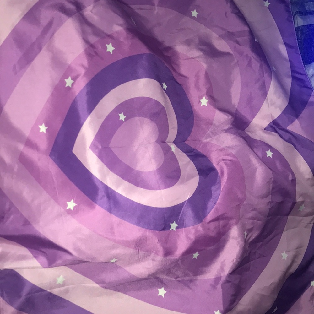 A purple heart tapestry
